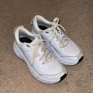 Hoka White Running Shoes